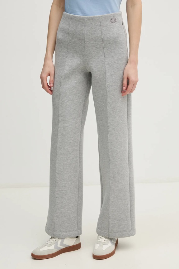 Calvin Klein pantaloni melange grigio K20K207947