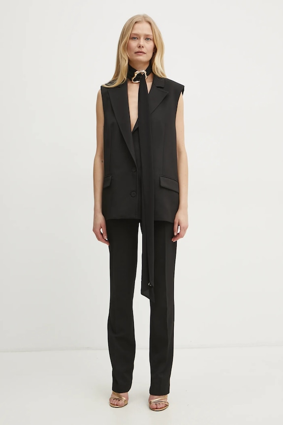 Patrizia Pepe spodnie 8P0670.A375 czarny SS25