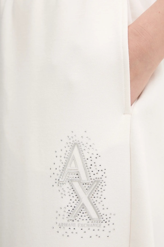 Armani Exchange pantaloni della tuta beige XW000096.AF10804