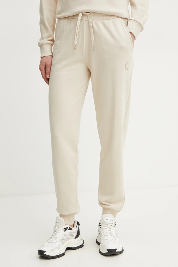 Armani Exchange pantaloni de trening din bumbac bumbac bej XW000319.AF12217