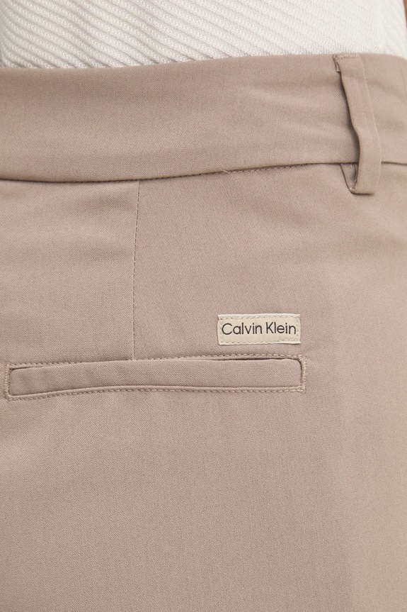 Nohavice Calvin Klein Jeans béžová J20J224849