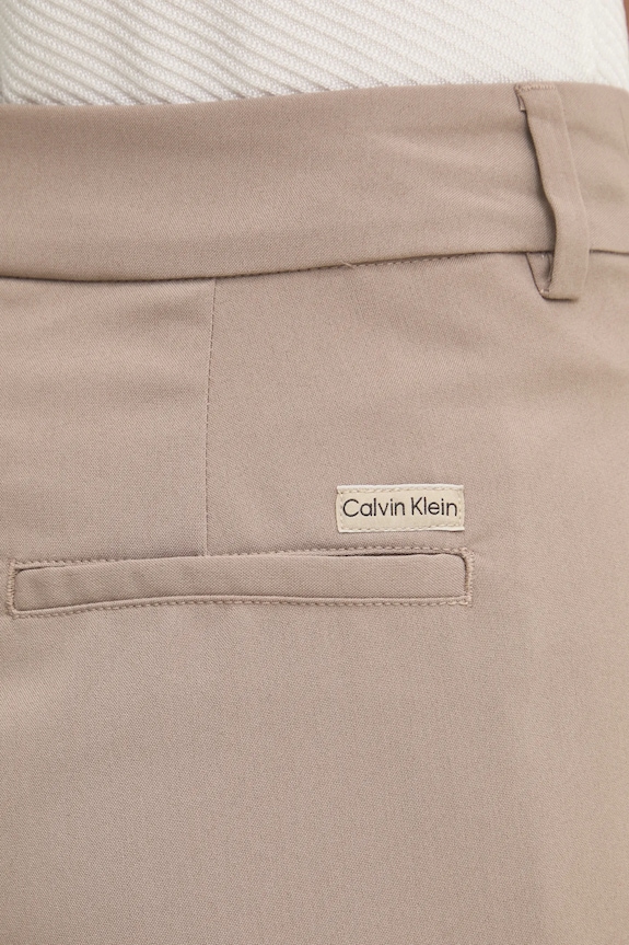 Nohavice Calvin Klein Jeans béžová J20J224849