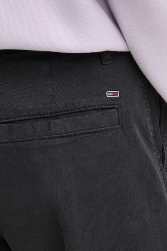 Παντελόνι Tommy Jeans μαύρο DW0DW20181