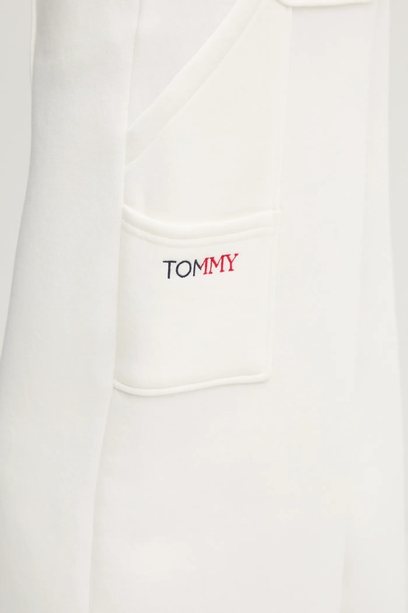Tommy Jeans pantaloni de trening bej DW0DW20560