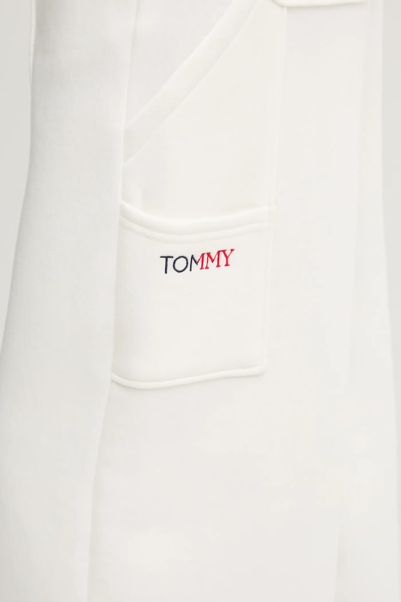 Tommy Jeans pantaloni de trening bej DW0DW20560