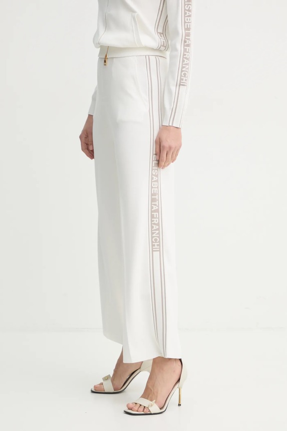 Ρούχα Παντελόνι Elisabetta Franchi KP65S51E2 μπεζ