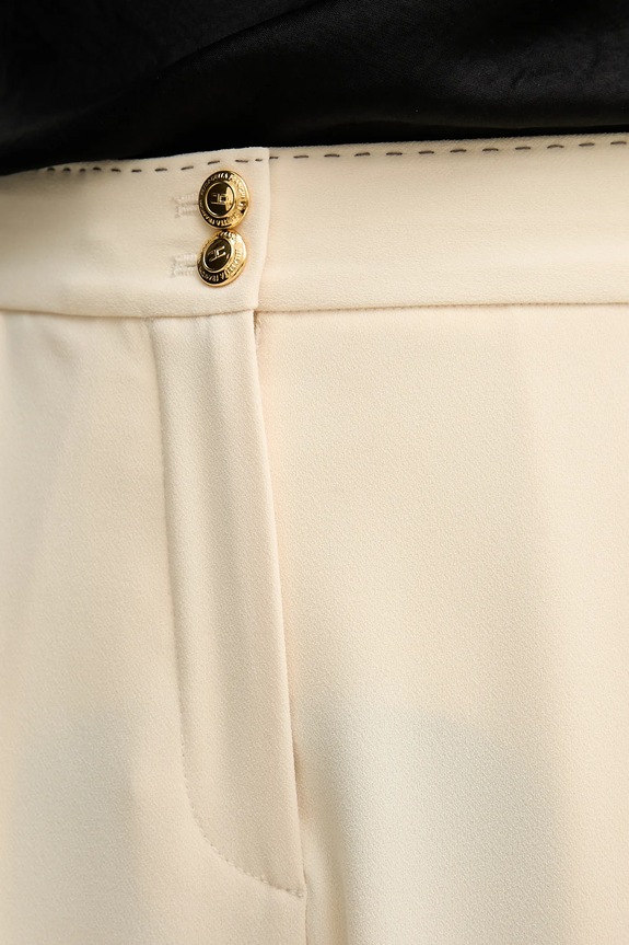 Παντελόνι Elisabetta Franchi κίτρινο PA06651E2