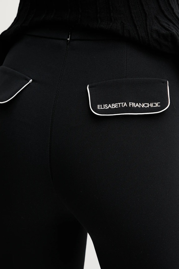Kalhoty Elisabetta Franchi černá PA08451E2