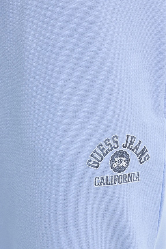 Bavlnené tepláky Guess Jeans modrá W5RB63.K68I4