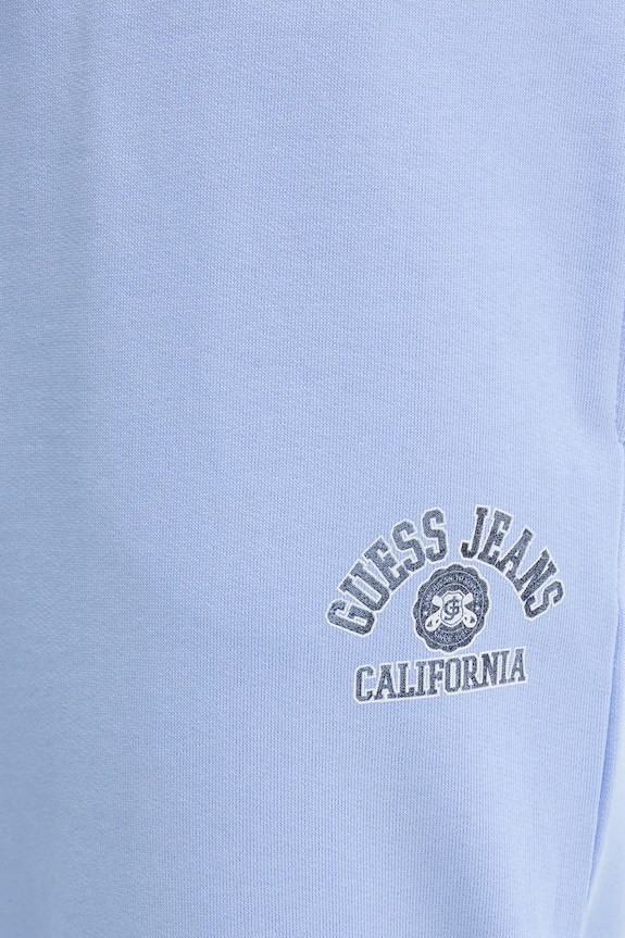 Bavlnené tepláky Guess Jeans modrá W5RB63.K68I4