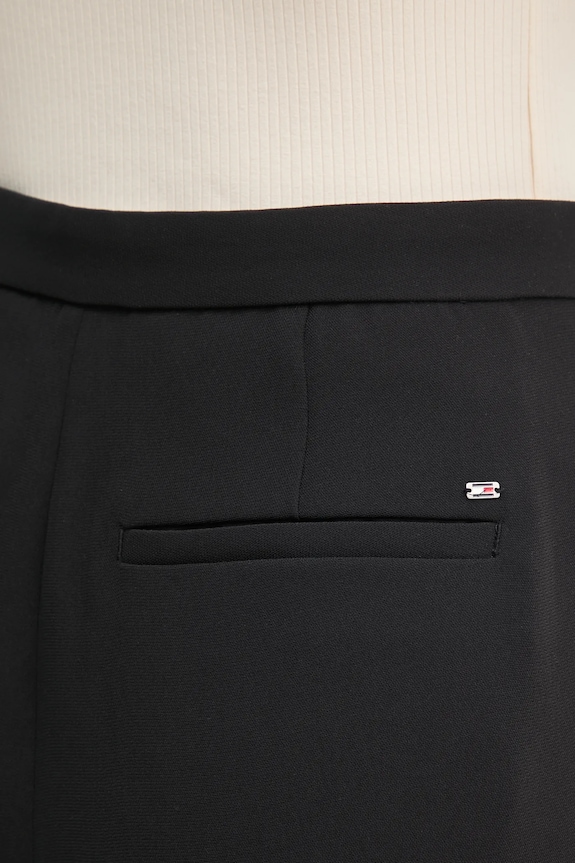 Παντελόνι Tommy Hilfiger μαύρο WW0WW45445