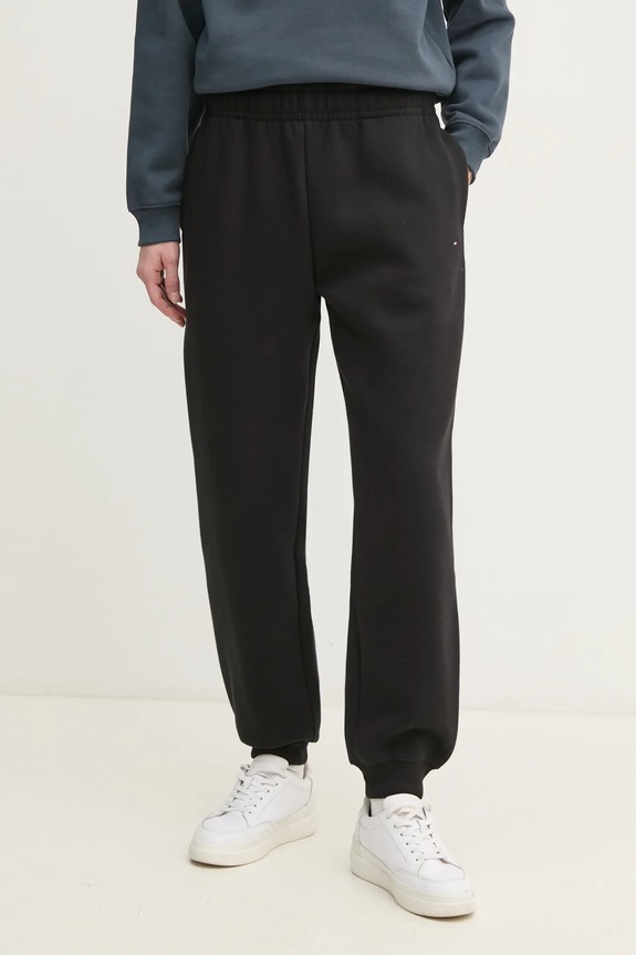 Tommy Hilfiger spodnie dresowe dzianina czarny WW0WW45966
