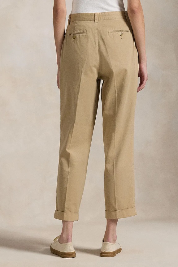 Ρούχα Βαμβακερό παντελόνι Polo Ralph Lauren 211909520 μπεζ