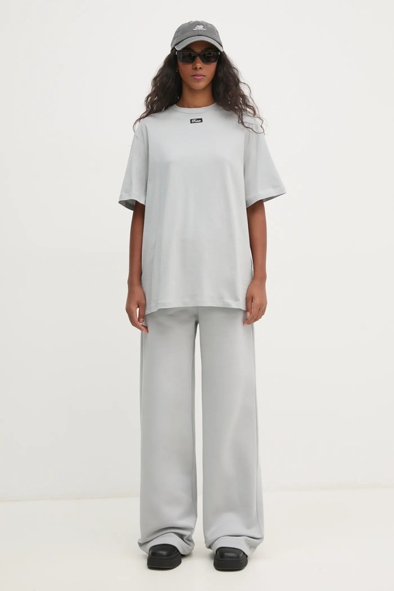 Rotate pamut nadrág 1134232387 szürke SS25