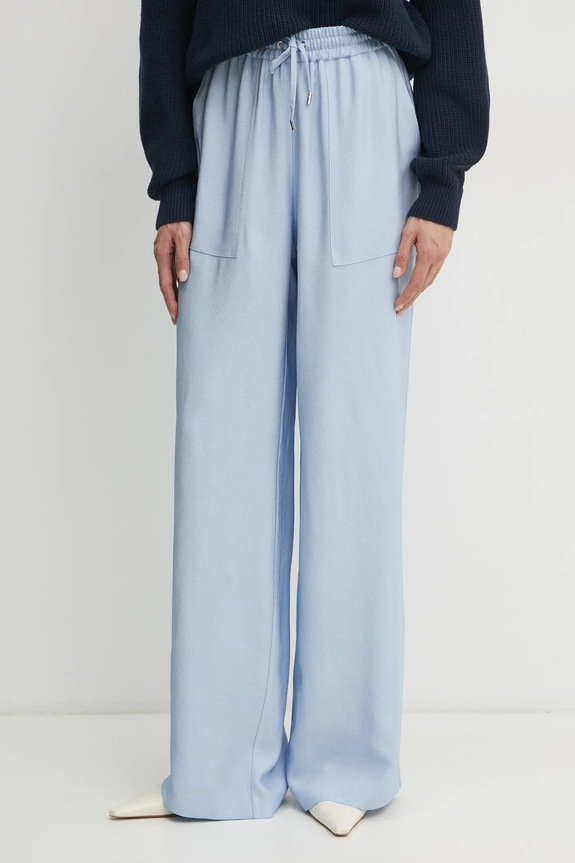 BOSS pantaloni drept albastru 50530552