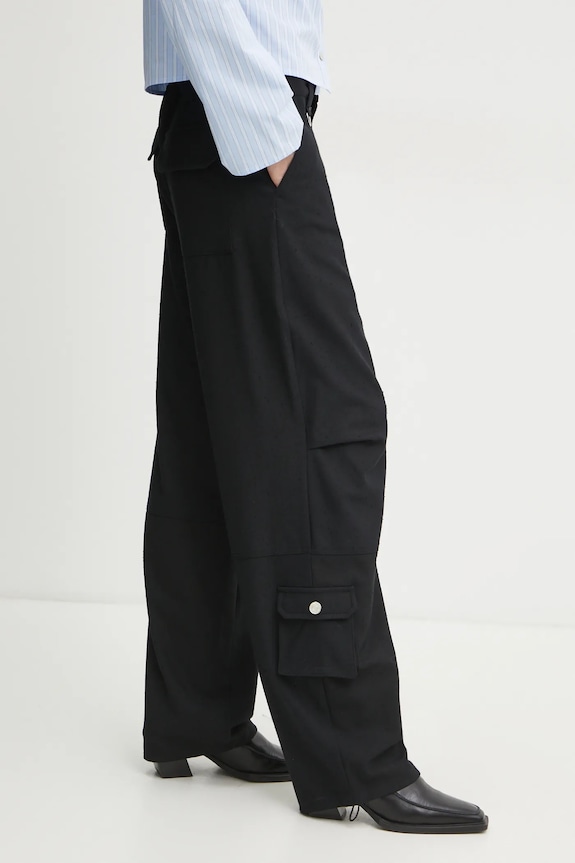Won Hundred pantaloni alta nero 3358.14266