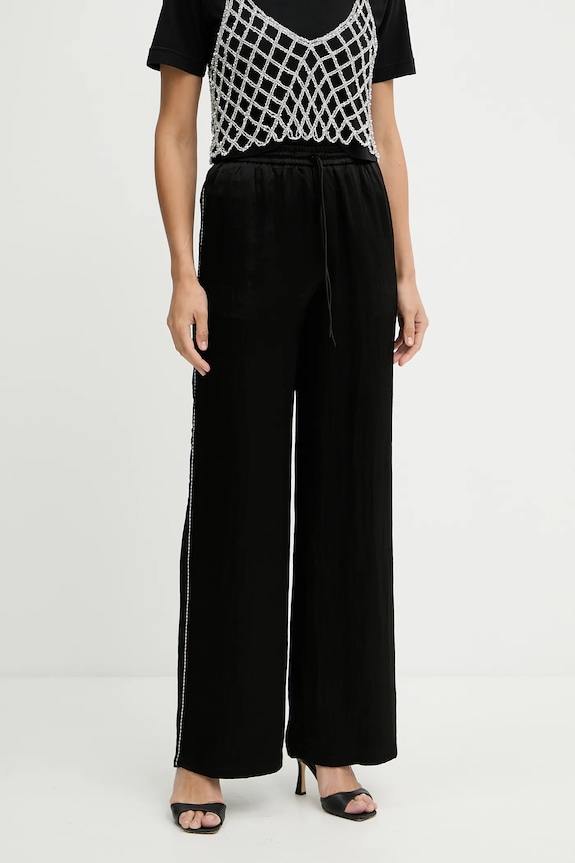 Штани Pinko прямий чорний 104595.A2BU