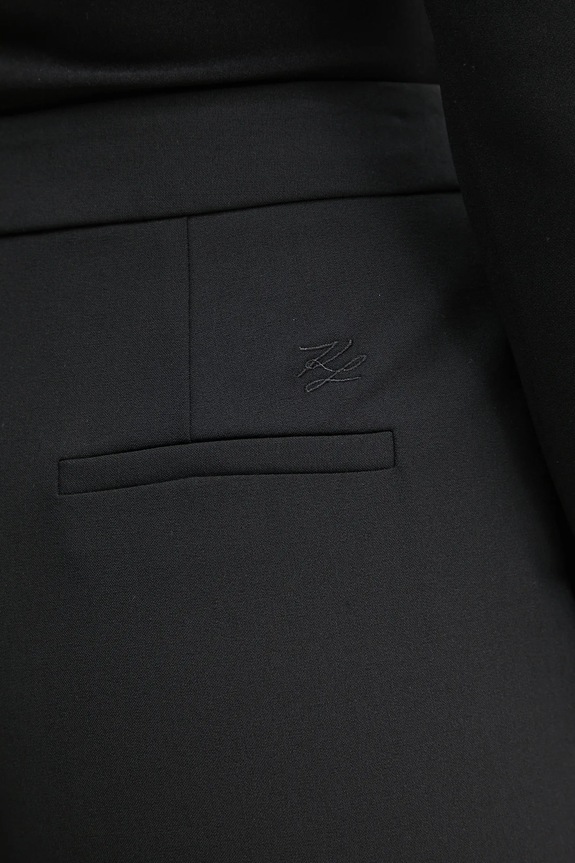Karl Lagerfeld spodnie czarny A1W10135