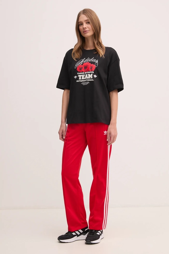 adidas Originals pantaloni de trening Firebird IR8081 rosu AW25