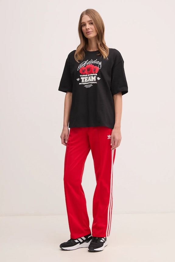 adidas Originals pantaloni de trening Firebird IR8081 rosu AW25