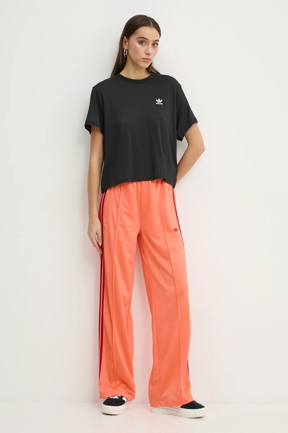 adidas Originals pantaloni Firebird JP2309 arancione SS25
