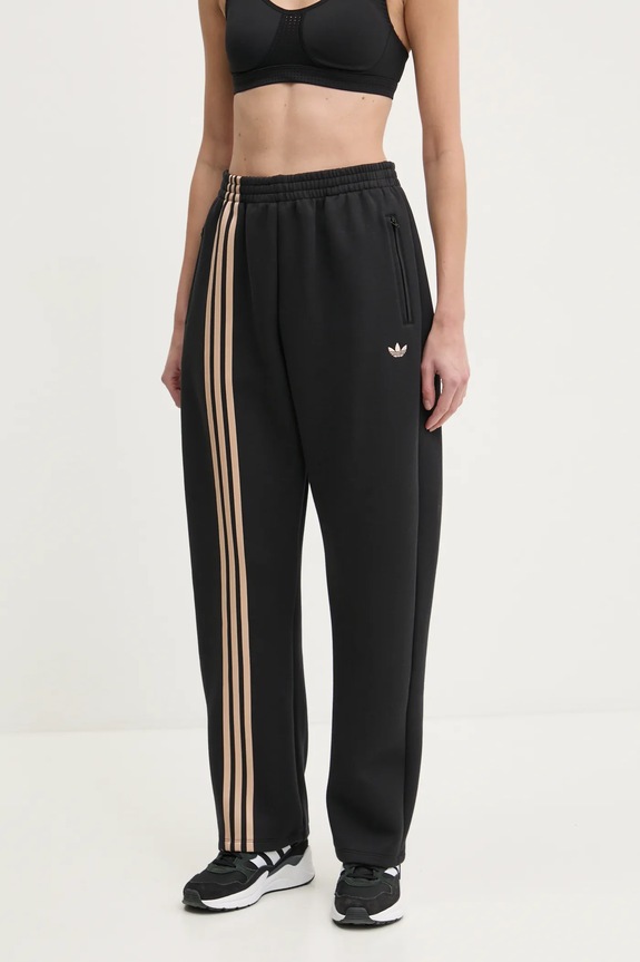 adidas Originals spodnie dresowe OS SWEATPANT dzianina czarny JJ0941