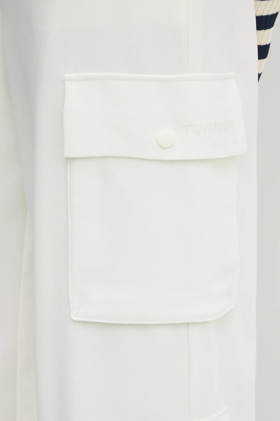 Twinset spodnie beżowy 251AP2333