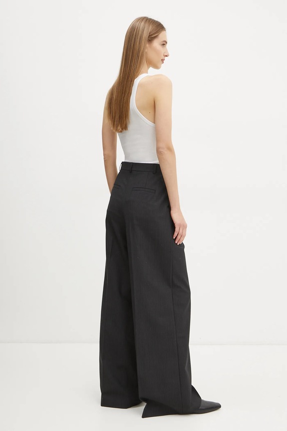 Одяг Штани з домішкою вовни Herskind Kelly 5405134 чорний