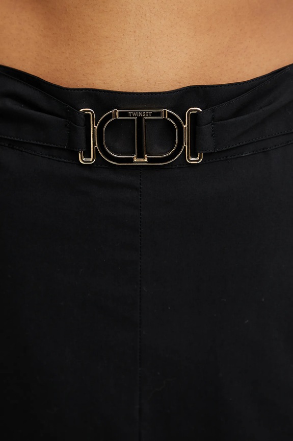 Hlačno krilo Twinset črna 251TT202C
