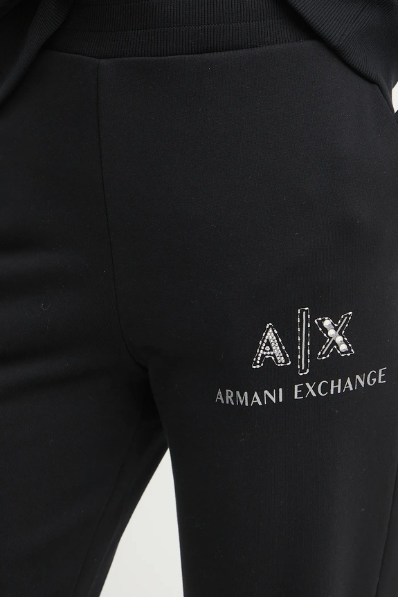 Bavlnené tepláky Armani Exchange čierna XW000162.AF11851