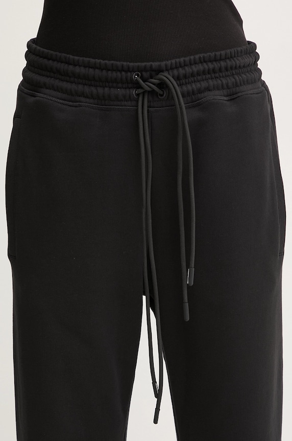 adidas by Stella McCartney pantaloni della tuta di cotone nero JJ0102
