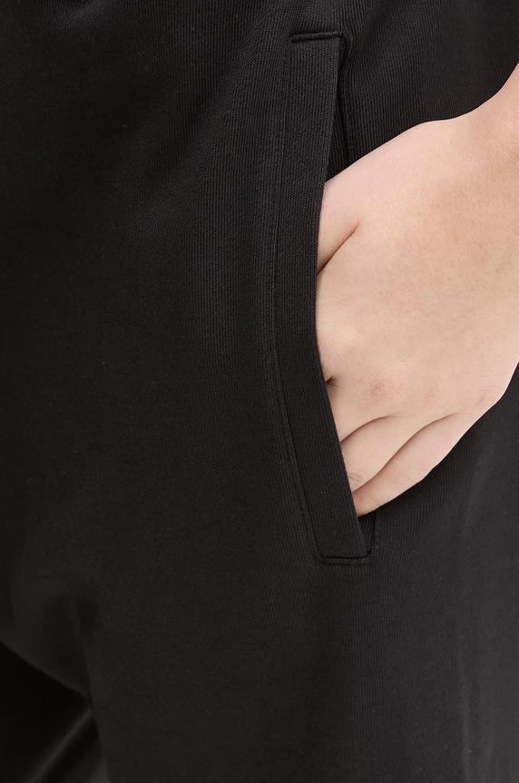 adidas by Stella McCartney pantaloni della tuta di cotone JJ0102 nero