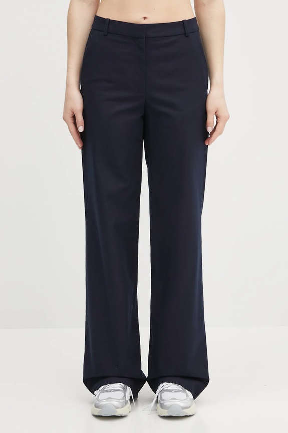Pamučne hlače A.P.C. pantalon margaret pamuk mornarsko plava COHFU.F08476