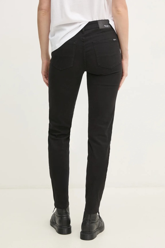 Odjeća Traperice Pepe Jeans MID RISE SKINNY THELMA PL211800 crna