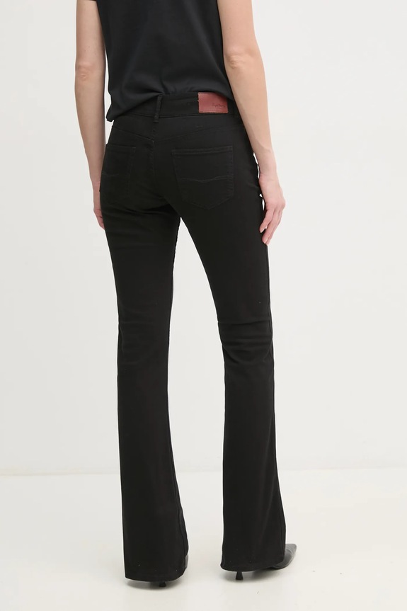 Îmbrăcăminte Pepe Jeans jeansi MID RISE FLARE NEW PIMLICO PL211812 negru