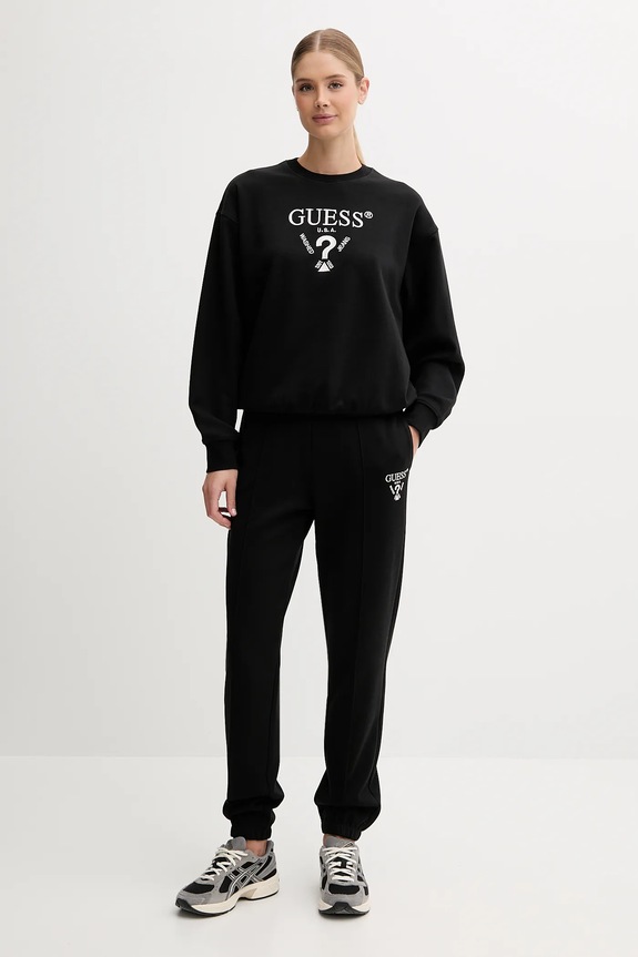 Spodnji del trenirke Guess ROBERTA V5RB13.KC3D2 črna AW25