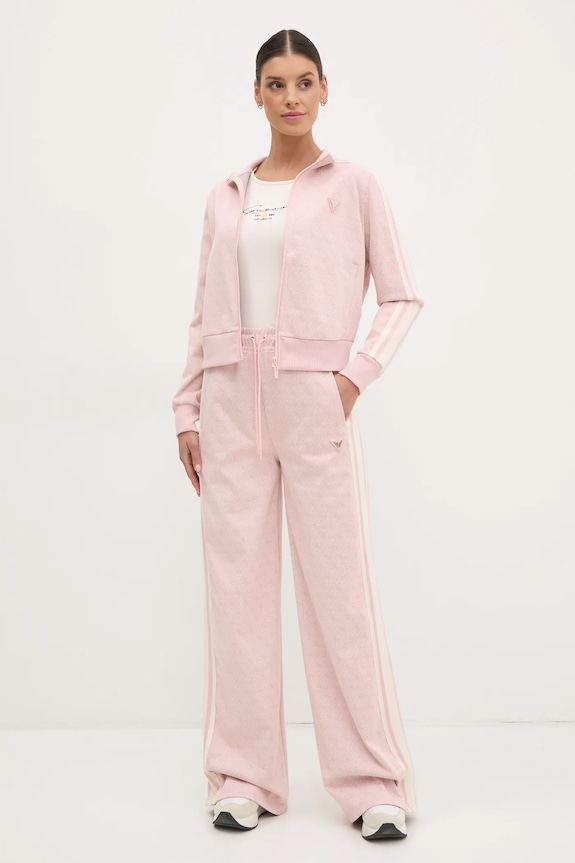 Guess spodnie dresowe JEAN V5RB03.KCO90 różowy SS25