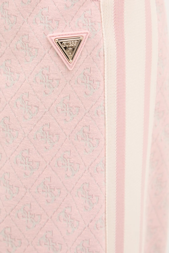 Guess spodnie dresowe JEAN różowy V5RB03.KCO90