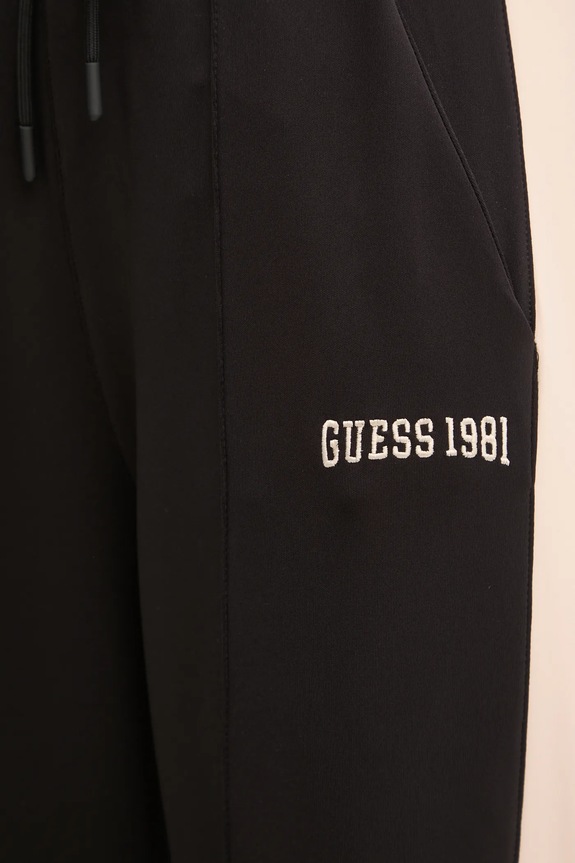 Guess pantaloni de trening SUZANNE negru V5RB00.KCO72