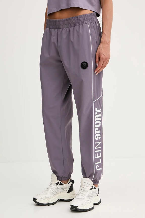 Donji dio trenirke PLEIN SPORT s elastinom ljubičasta SAEC.WJT2046.STE003N