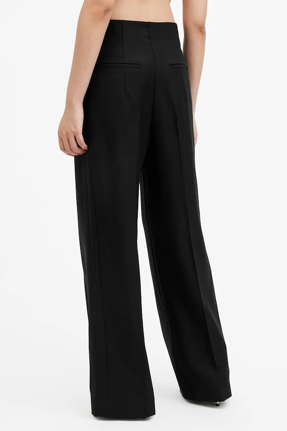 Hlače AllSaints SHORES W015QB crna