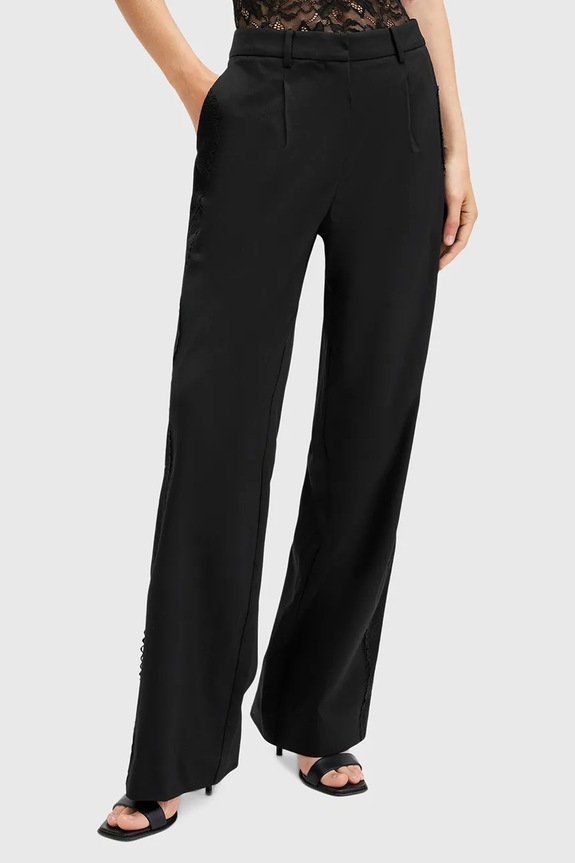Nohavice AllSaints LACEY W017QB čierna SS25