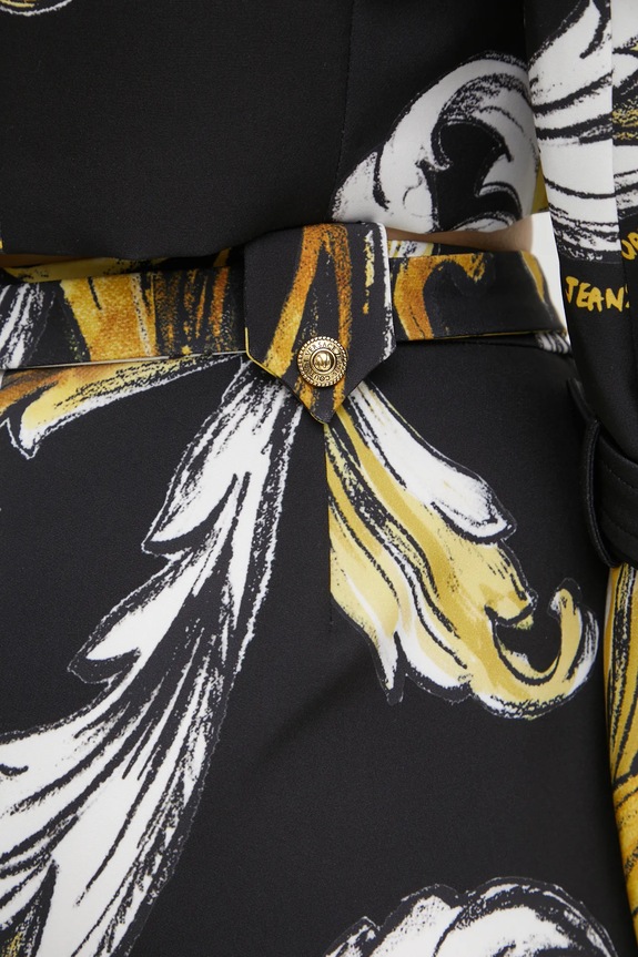 Hlače Versace Jeans Couture 78HAA111.NS636 crna