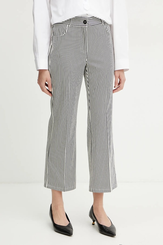Marella pantaloni Emme by Marella drept alb 2515131101
