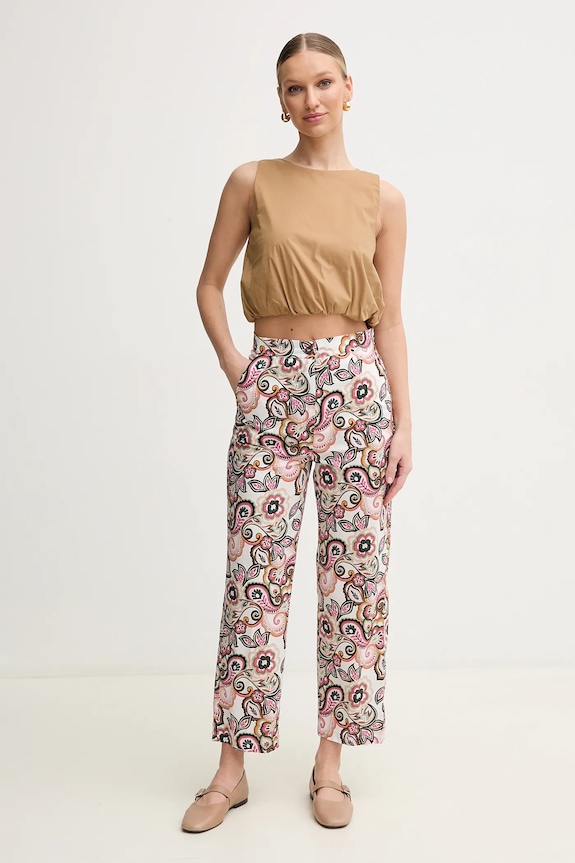 Marella nadrág Emme by Marella 2515131112 fehér SS25