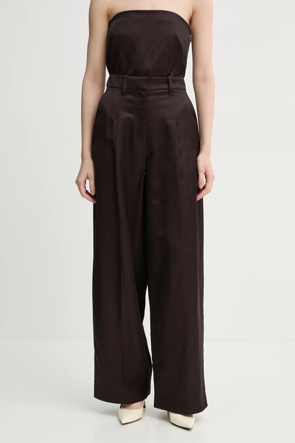 A.L.C. pantaloni drept maro 2PANT01110
