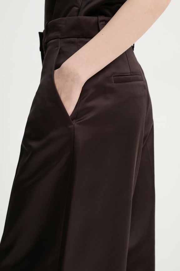 Îmbrăcăminte A.L.C. pantaloni 2PANT01110 maro