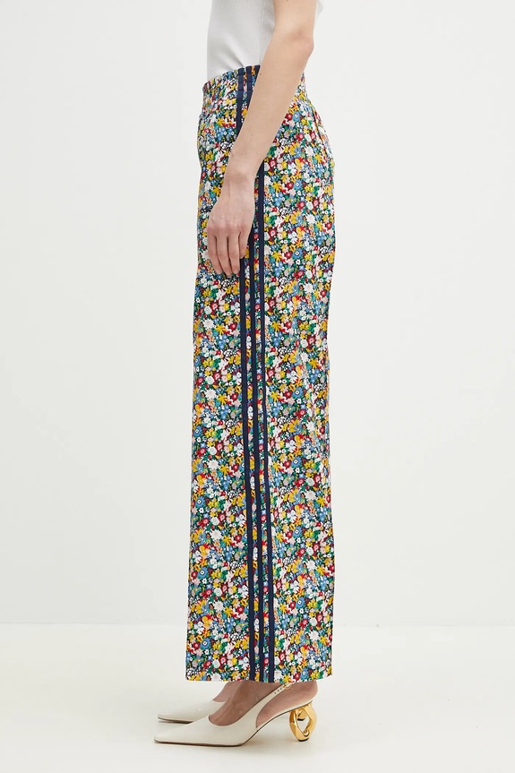 adidas Originals cotton trousers Liberty JC7787 navy SS25