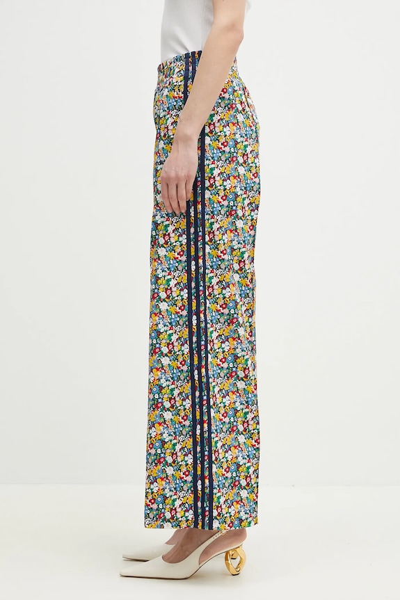 adidas Originals cotton trousers Liberty JC7787 navy SS25