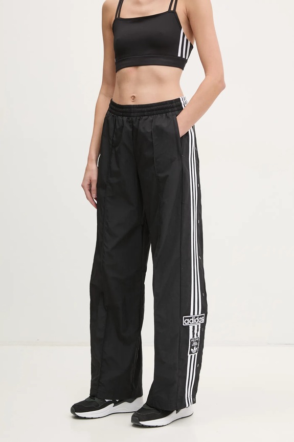 Donji dio trenirke adidas Originals Adibreak tkanina crna JD0857